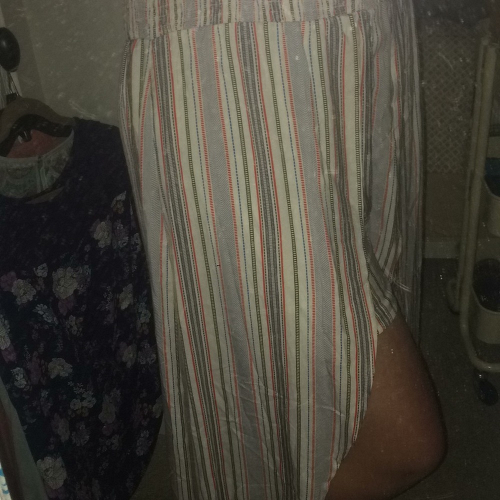 Red- blue and white romper
